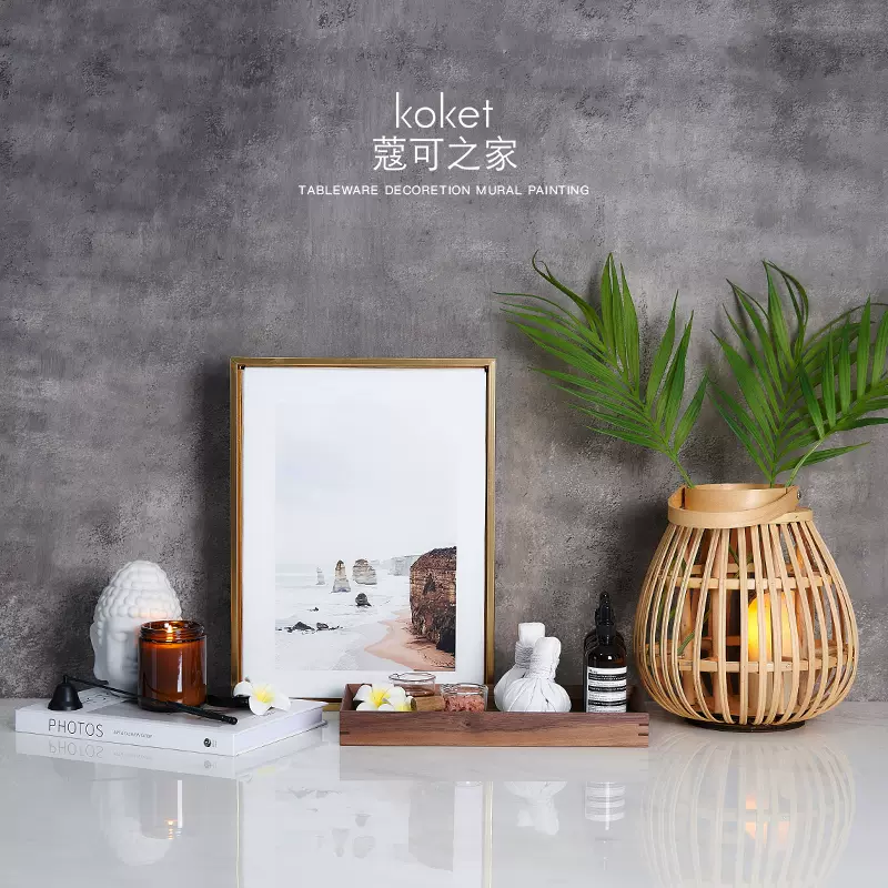 Koket蔻可新中式样板房间卫浴装饰摆件软装展厅摆台香薰