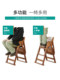 Baby dining chair, children's dining table chair, portable multi-functional foldable seat, solid wood dining chair, baby home