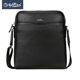 Goldlion Men's Leather Goods First-layer Cowhide Black Lychee Pattern Soft Fashion Business Casual Shoulder Bag Japanese Word Bag Men