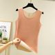 Seamless thermal vest for women German velvet hot autumn and winter slim round neck with velvet thickened cold-proof suspender bottoming shirt