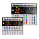 Sakura cherry blossom KOI full transparent 18 -color watercolor pigment xmw art painting set