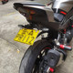 Applicable to 675SR-R 450SR SR-S single and double rocker arm 250SR modified short tail 450NK license plate rack license rack