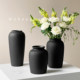 Ins style ceramic vase dry flower arrangement ornament Nordic living room desktop home decoration floral photo props