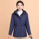 Lightweight cotton-padded jacket for small mothers, middle-aged and elderly women's cotton-padded jackets, autumn and winter short quilted jackets, large size cotton-padded jackets