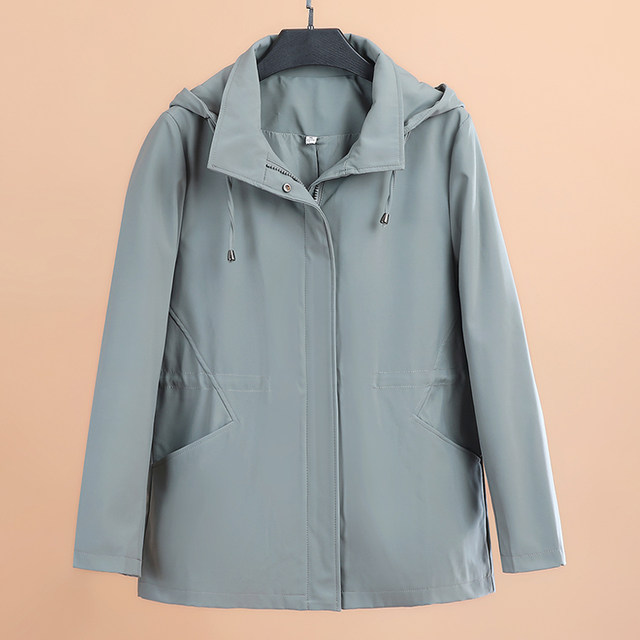 Kaizisha 2025 new mother-wearing spring and autumn jacket fashionable middle-aged and elderly women's jacket short top large size