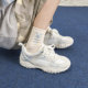 Masuji 2025 autumn new mesh breathable sports shoes fashionable and versatile dad shoes light casual shoes