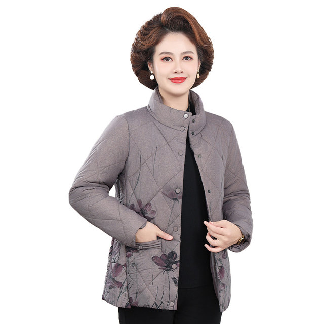 
Middle-aged and elderly mothers' cotton-padded coats 2025 winter new down-padded coats for ladies new Chinese-style national style short cotton-padded jackets