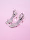 Saturday stiletto sandals for women summer new fashion pearl decorated open toe strap mid heel sandals for women