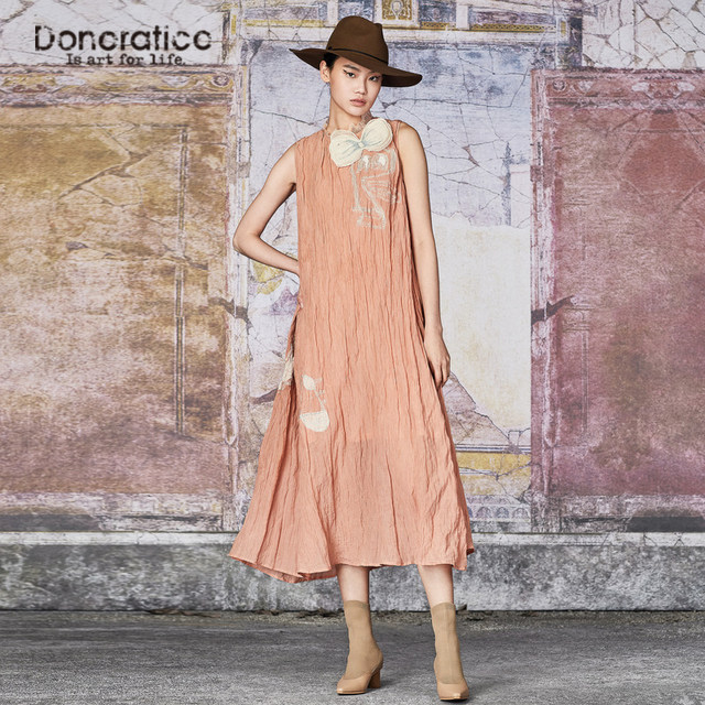 Dayiyan Super Fairy Three-dimensional Bow Sleeveless Skirt Autumn New Fairy Dress Small Fresh Vacation Dress