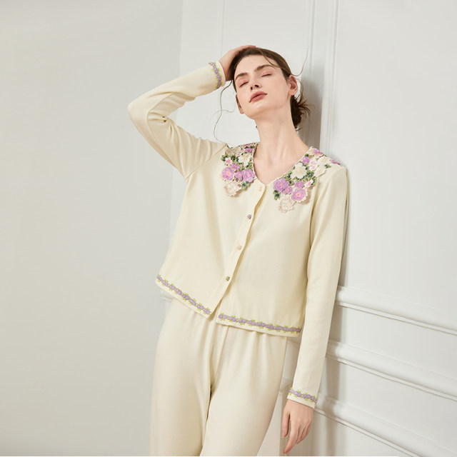 NoirTease spring and autumn thickened German velvet pajamas women's ...