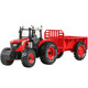 Tractor toy model children's alloy farmer car engineering transporter farm trailer farm truck car man