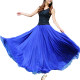 Dance skirt big skirt white beach skirt female summer seaside long skirt high -end new net yarn skirt
