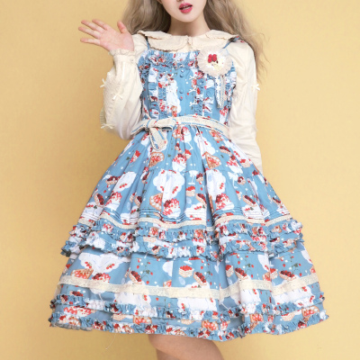taobao agent Genuine strawberry, dress, Lolita style, new collection, Lolita Jsk