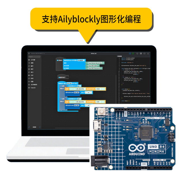 Arduino UNO R4 development board imported arduino Wifi version ABX00087 Minima kit