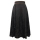 Hucheng Gu Niang's new product silk mulberry silk pleated skirt fragrant cloud yarn large sway elastic waist woven versatile skirt