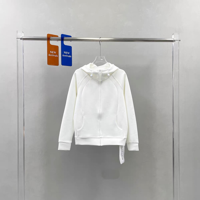 New style of solid color, loose jacket, slim zipper cardigan

