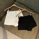 Suit shorts for women in summer high waist slim A-line pants slim hot pants casual pants hot girls versatile commuter pants trendy