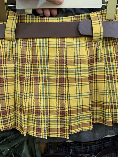 American retro advanced sense of niche lattice skirt female spring and autumn new high waist, thin pleated pleated pleated pleated skirt