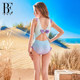 BE van der An 2025 new product children's swimsuit one-piece triangle girl mermaid princess sun protection breathable and comfortable
