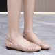 Women's new style women's large-size sandals 41-43 hollow beef tendon sole handmade leather shoes