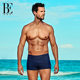 BE Fan De'an swimming trunks men's flat-angle quick-drying anti-embarrassment swimming trunks men's high elastic breathable bubble spa swimming trunks