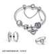 Pandora Pandora's sparkling simple earrings inlaid design are fashionable, light and luxurious, versatile and unisex gifts