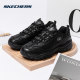 
Skechers official flagship store women's shoes casual shoes black panda shoes retro sports shoes new leather dad shoes