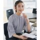 Tiaclasse washable puff sleeve design fashionable suitable for women's turtleneck shirt ONWARD
