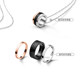 ck[Thank to the object] Official wind necklace trendy couple design gift high-end pendant collarbone chain