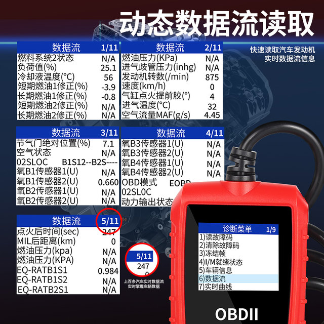 Outzone V317 OBD2 Car Fault Diagnostic Instrument User Manual - View #5