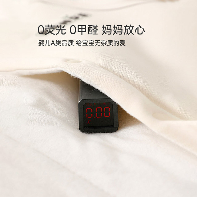 Newborn 0-2 years old baby 150g quilted jumpsuit baby type A thickened cotton clothes for going out and wearing winter clothes