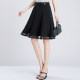 2025 summer mesh skirt A-line skirt high waist small short skirt pleated skirt large hem skirt skirt umbrella skirt
