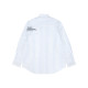 Aape flagship store men's clothing 25 spring and summer ape man badge letter embroidery casual striped long-sleeved shirt 8513XXO