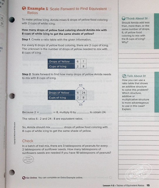 American middle school mathematics textbook Reveal Math Course 1 - 3 Interactive Student Edition Shows interactive mathematics courses volumes 1 to 3 McGraw-Hill English original