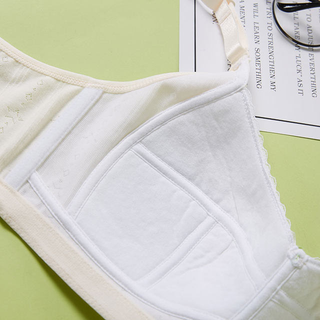 Girls' underwear junior high school and high school students' bra without steel ring development period, fixed anti-extended sagging bra summer thin style
