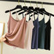Summer solid color suspender vest female loose V -neck sleeveless Modal thin inside with large size versatile base top