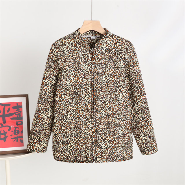 
Northeast large silk cotton cotton coat for women autumn and winter thickened warm red cotton jacket long-sleeved zipper jacket ethnic style