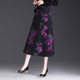 Temperature printed skirt A-line skirt for women Spring and Autumn 2025 new high-waisted slim skirt mid-length retro umbrella skirt
