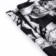 Temperature printed skirt for women in summer 2025 new high-end slim fit slit one-step skirt mid-length hip-cover skirt