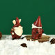Christmas cute handmade ornaments elf Santa Claus decoration gnome dwarf desktop resin ornaments crafts
