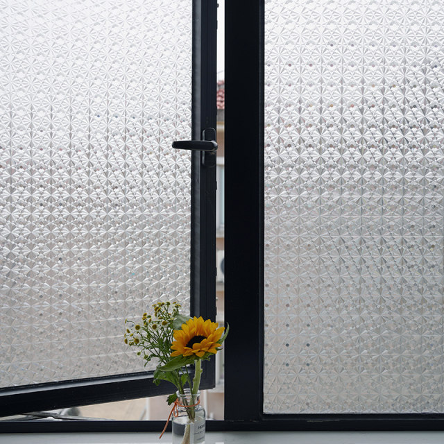 Glass sticker electrostatic window anti-leakage opaque balcony bathroom ...