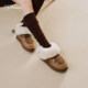 73hours Women's Shoes Furry Cloud 2025 Winter New Style Round Toe Thick Sole Warm Plus Velvet Snow Boots Furry Shoes