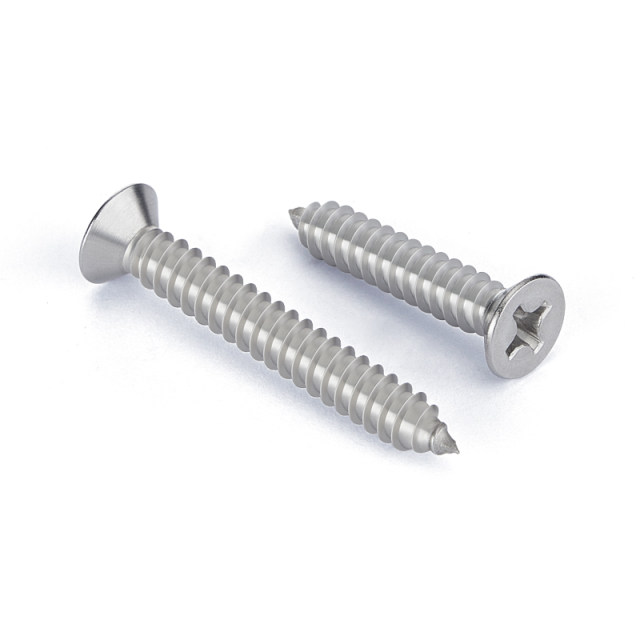 304 stainless steel cross countersunk head self-tapping screw flat head wood screw lengthening screw M2M3M3.5M4M5M6M8M