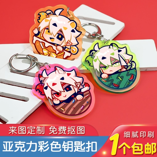 Акриловый брелок, прозрачная фотография, индивидуальная подвеска, DIY, делается под заказ