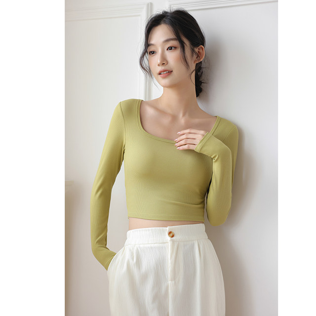 Bringing chest pads, short -sleeved long -sleeved T -shirts, women wear ...