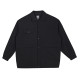 Half ink large size men's lapel jacket men's spring new style coaching work jacket loose fat man autumn top trendy