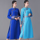 Mongolian robe women's daily wear, improved Mongolian clothing, women's modern ethnic style work clothes, performance clothing