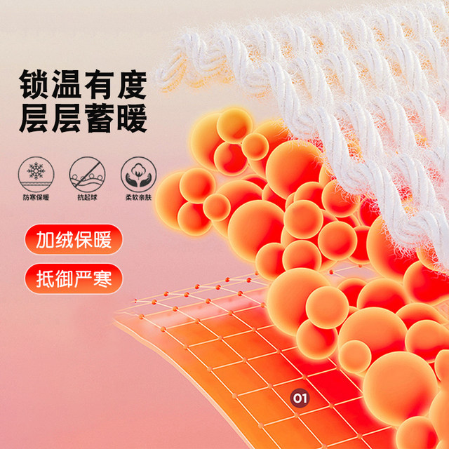 Autumn and winter Mom pretend to add velvet thick middle -aged and elderly women's grandma warm cardigan jacket top cashmere vest
