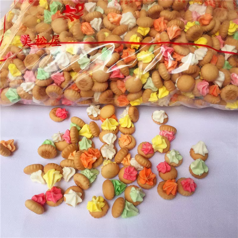 粘花饼花粘饼占花饼干肚脐饼装饰饼干小点心儿童 粘花饼花粘饼占花饼干肚脐饼装饰饼干小点心儿童