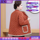 Fat grandma's large size new Chinese style plus velvet lining cotton-padded jacket for the elderly, fat wife's clothes, mom's warm autumn and winter thick coat